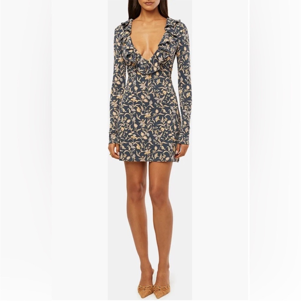 WeWoreWhat Floral Long Sleeve Dress